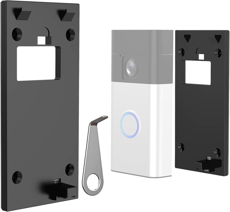 Mamerry No-Drill Doorbell Mount for All-new Battery Doorbell (2024 Release), Strong Adhesive Doorbell Mounting Plate Holder Bracket Accessories for Apartment Rentals Office - Image 1